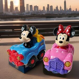 Vtech Disney Go Go Smart Wheels Musical Cars Mickey SUV & Minnie Convertable